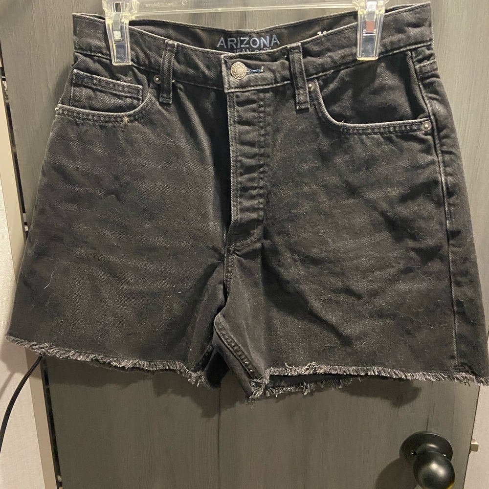 Arizona Jean Company Women's Dark Gray Jean Shorts